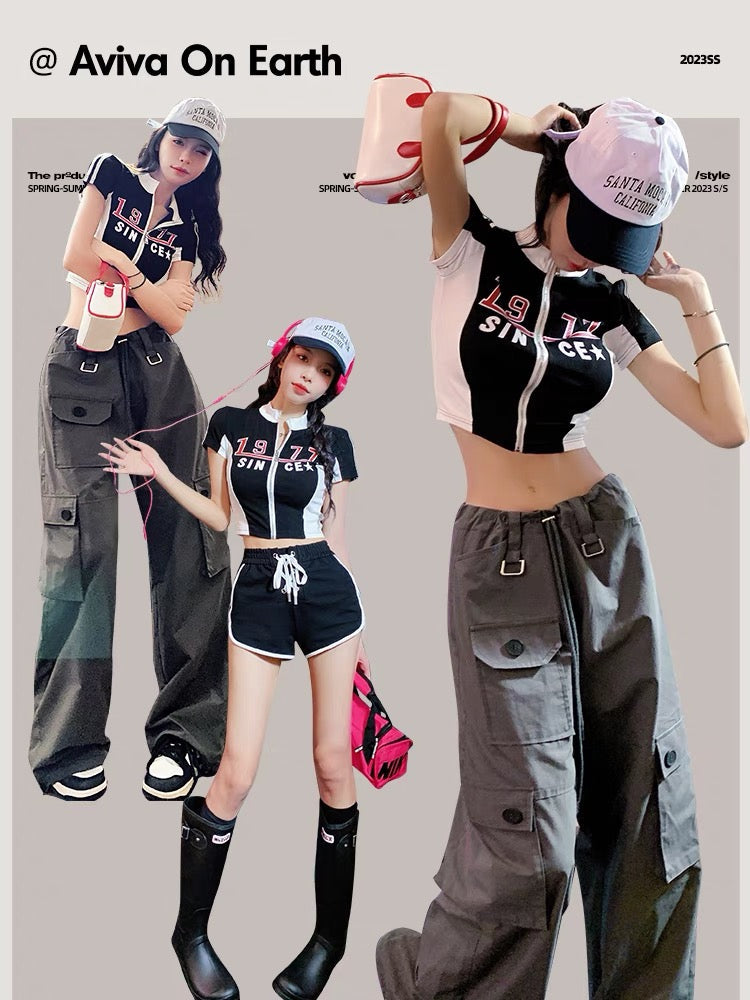 Wild zerocircle leggings women's summer design loose and thin sports c –  Lee Nhi Boutique