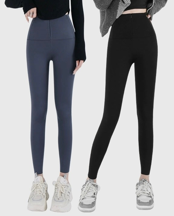 Women's Lamb Velvet Leggings Autumn and Winter Plus Velvet Thickened Yoga  Pants with Pockets for Women Plus Size