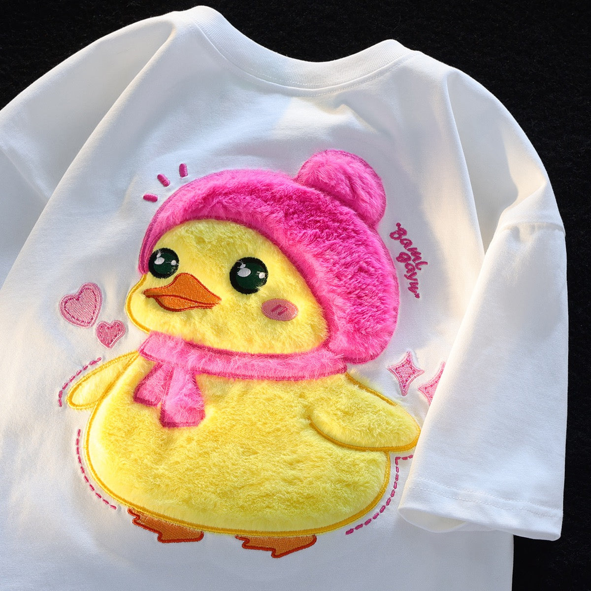 JWNEED spring outing little yellow duck compassionate shirt for