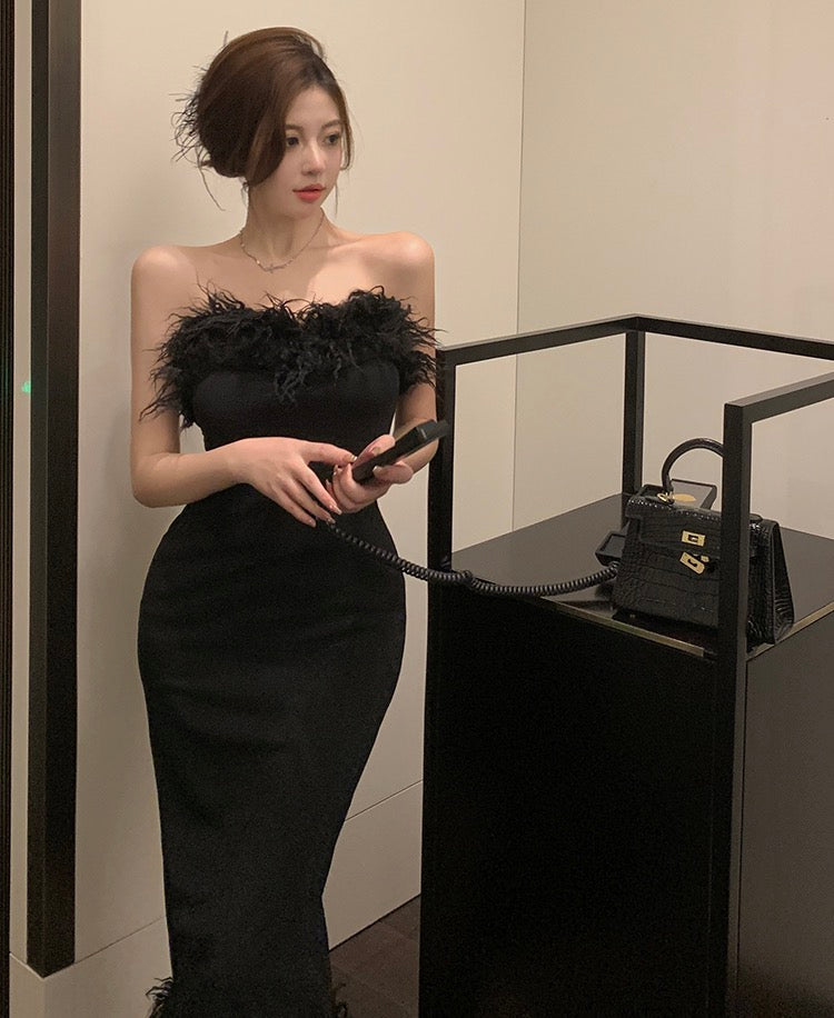 trendy korean formal dress for ladies