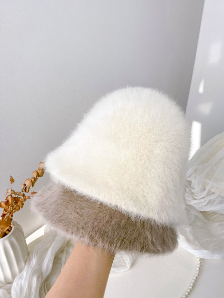 Rabbit fur best sale hat womens