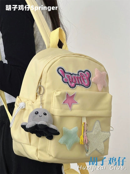 Japanese cute sweet girl girl mini backpack female Korean dopamine star mini backpack light small backpack