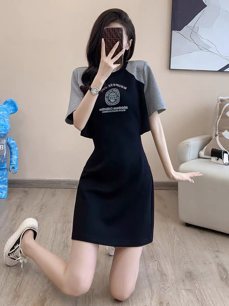 2023New Korean Style Summer Dress Slimming Lace Skirt