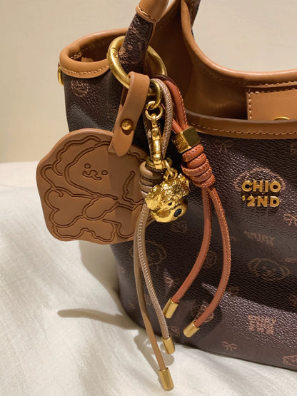 South Wind Chio2nd Bread Puppy Danube River Tote Bag Women 2025 New Hand-held Shoulder Messenger Bag