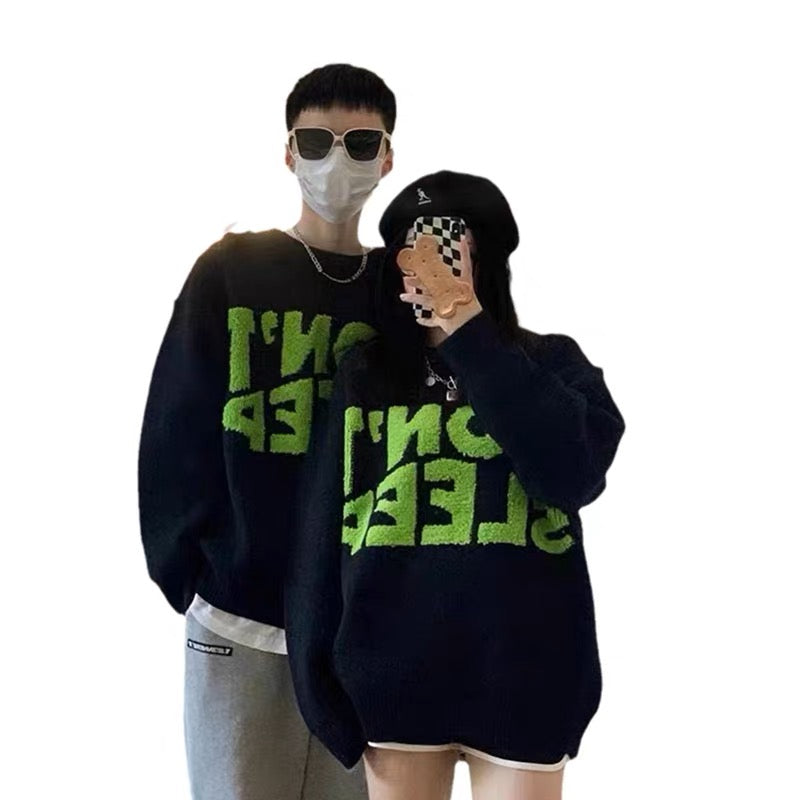 Couple wear autumn and winter 2023 new ins super hot sweater for men and women Korean version loose French sweater jacket trendy brand