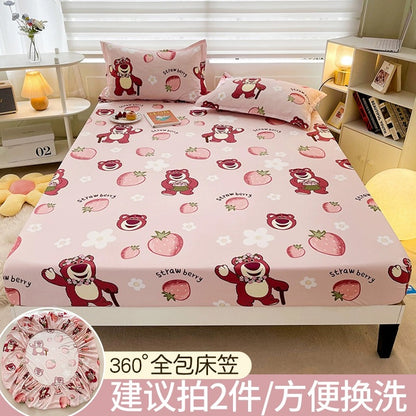 Disney fitted sheet single bed cover 2023 new bed sheet Simmons mattress protector non-cotton cotton bed cover