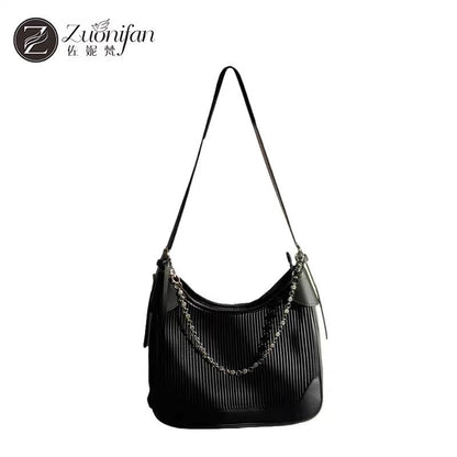 Bag women 2023 new fashion retro high-quality texture niche commuting large-capacity chain shoulder Messenger bag