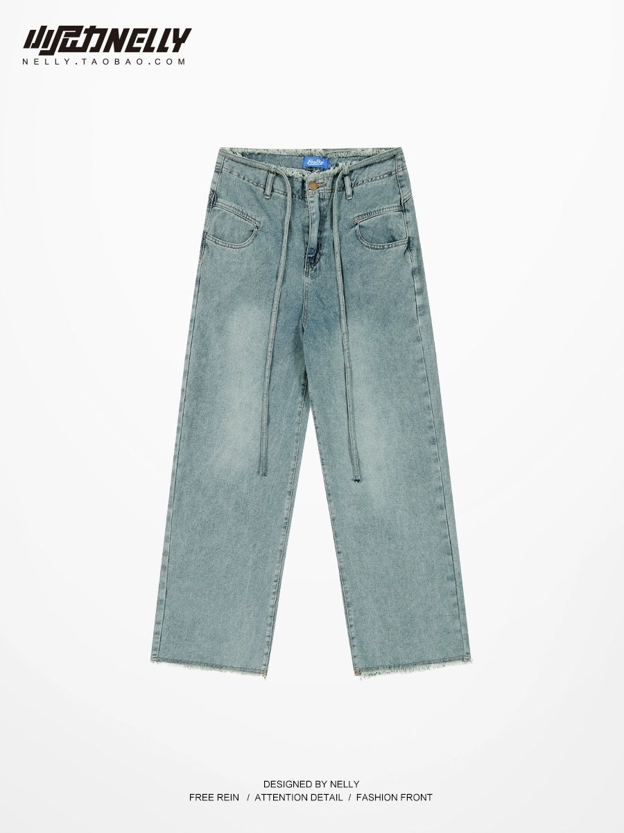 Rgfds Multi Pocket Cargo Pants Men's Jeans Khaki Black American Street Style  Hip Hop Jeans Men's Fashion Classic Jogging Pants (Color : Khaki, Size :  M): Buy Online at Best Price in