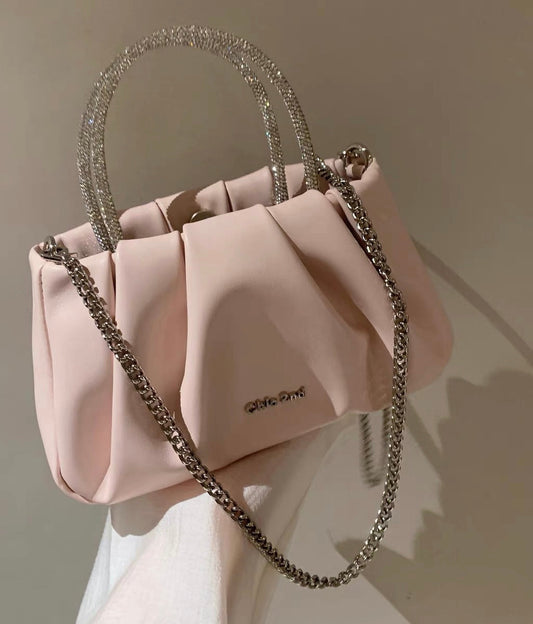 Summer New Gradient Silver Pearl Handbag Fashion Patent Leather Party Dress  All-match One-shoulder Messenger Underarm Bag Women - Top-handle Bags -  AliExpress