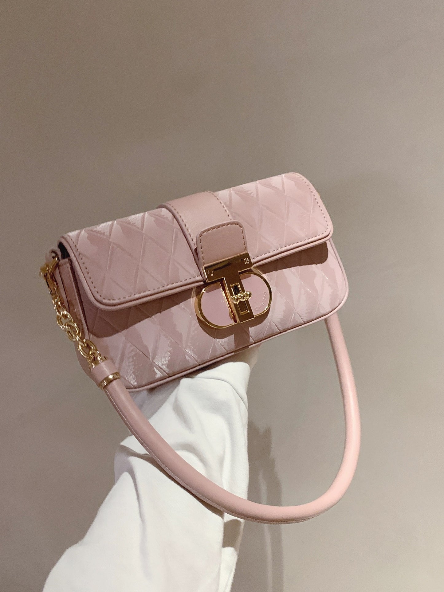 Nanfeng Chio2nd light summer neon small square bag 2023 new summer bag women's armpit bag shoulder Messenger bag