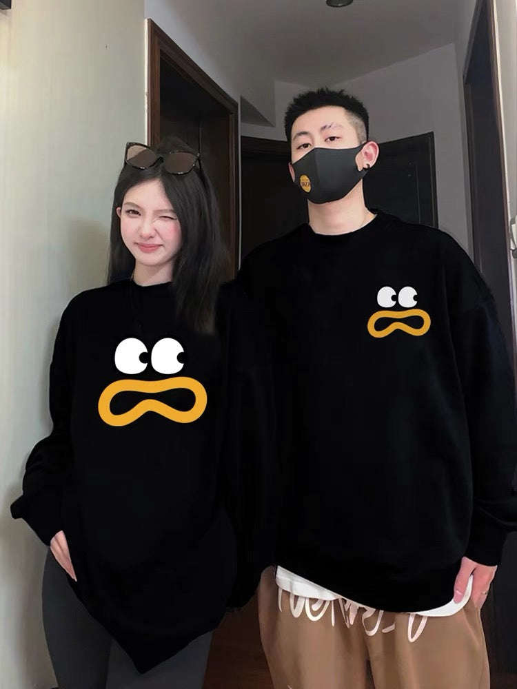 Different and special couple's clothing spring and autumn 2023 new winter high-end Internet celebrity niche sweatshirt jacket for men (N0121)