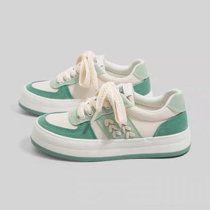 MISS small white shoes women's summer breathable 2023 new matcha green sneakers all-match soft bottom casual canvas shoes