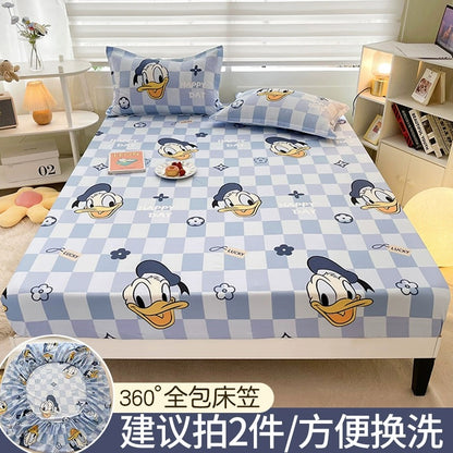 Disney fitted sheet single bed cover 2023 new bed sheet Simmons mattress protector non-cotton cotton bed cover