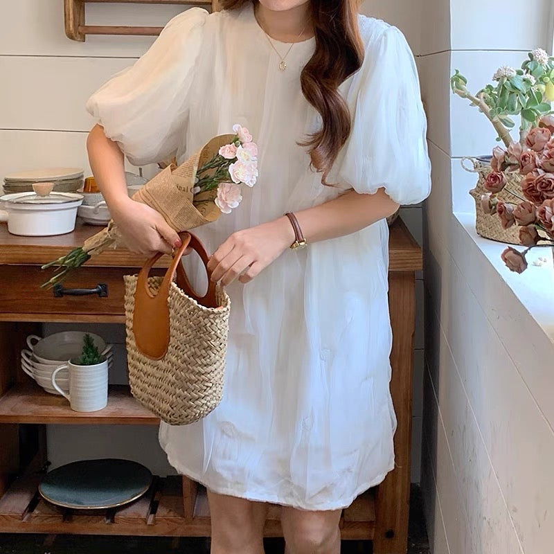 korean simple but elegant casual dress