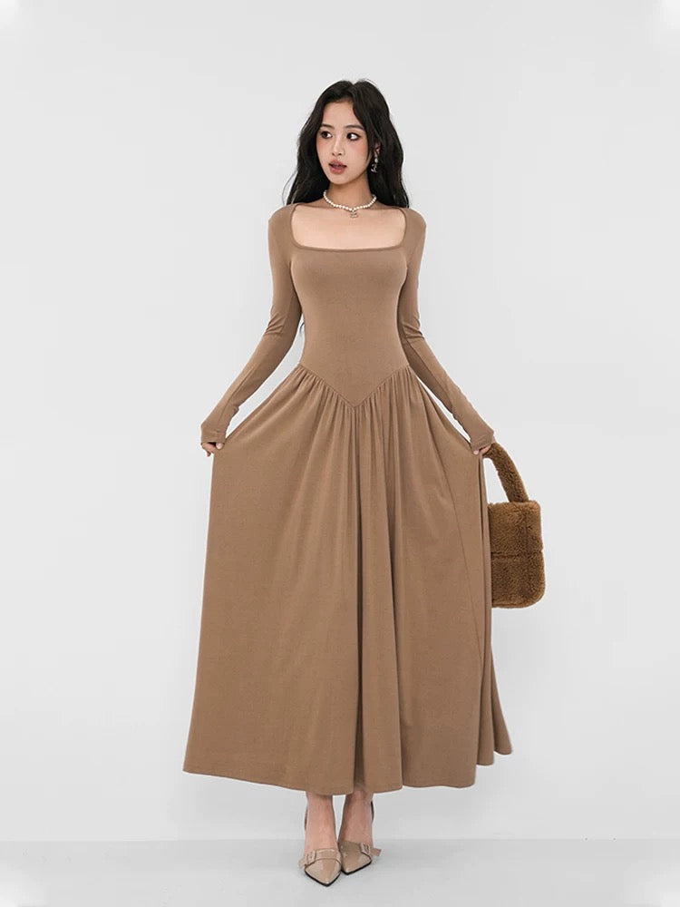 European and American slim-fitting dress for women in spring