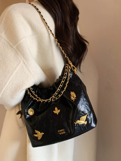 Nanfeng Chio2nd Jiangshan Fengyue bucket bag women's 2024 new all-match chain crossbody small bag