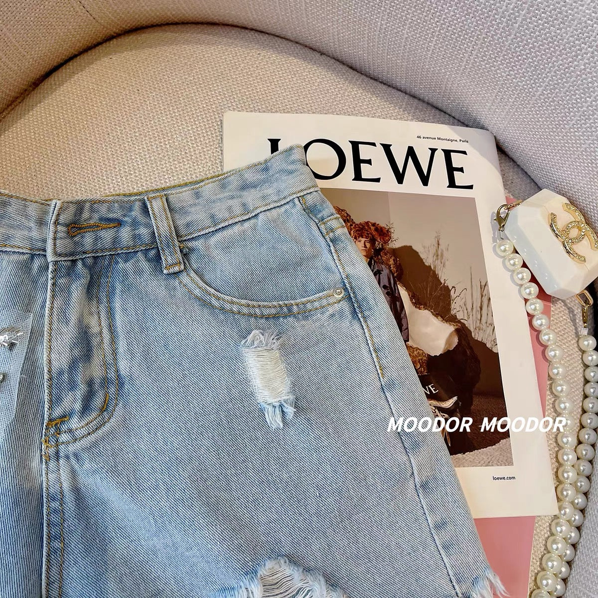 Jeans Shorts High Waist Button Women Wide Leg Loose Fit Denim Shorts for  Travel