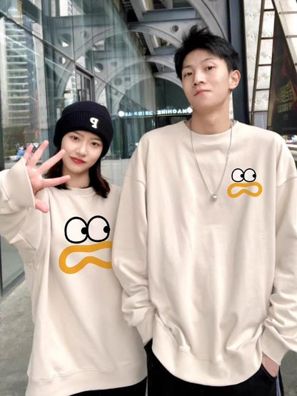 Different and special couple's clothing spring and autumn 2023 new winter high-end Internet celebrity niche sweatshirt jacket for men (N0121)