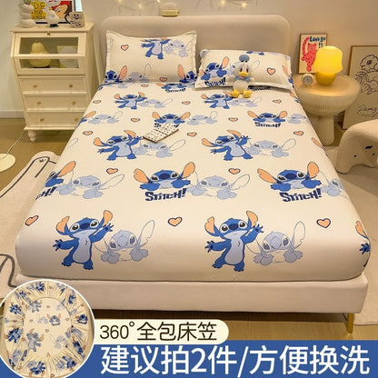 Disney fitted sheet single bed cover 2023 new bed sheet Simmons mattress protector non-cotton cotton bed cover