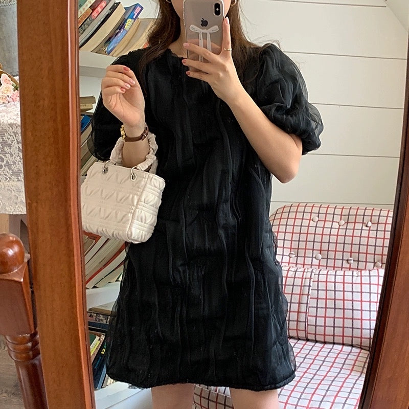 korean simple but elegant casual dress