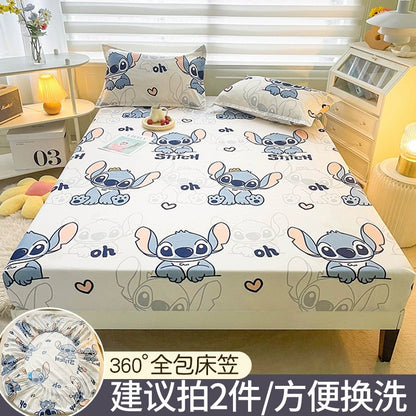 Disney fitted sheet single bed cover 2023 new bed sheet Simmons mattress protector non-cotton cotton bed cover