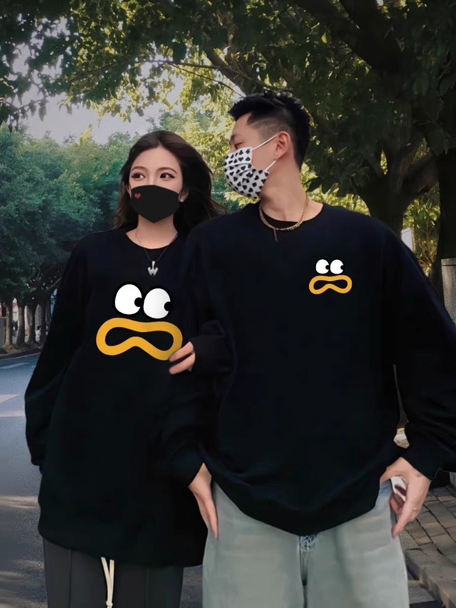 Different and special couple's clothing spring and autumn 2023 new winter high-end Internet celebrity niche sweatshirt jacket for men (N0121)