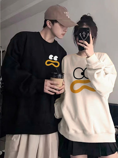 Different and special couple's clothing spring and autumn 2023 new winter high-end Internet celebrity niche sweatshirt jacket for men (N0121)