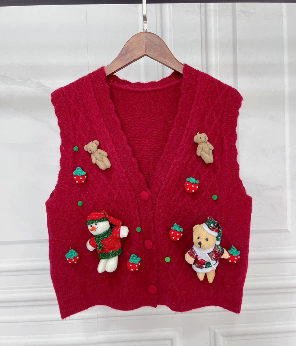 Vintage hotsell christmas vest