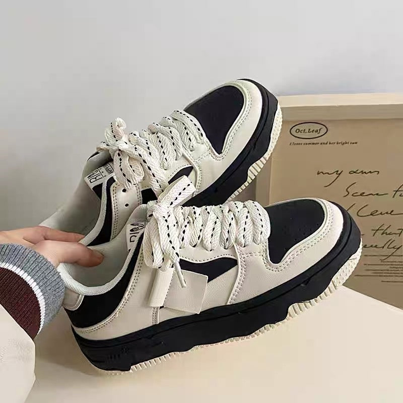 MISS's original small crowd retro design sneakers women's 2023 new hot style women's shoes casual moral training shoes trend