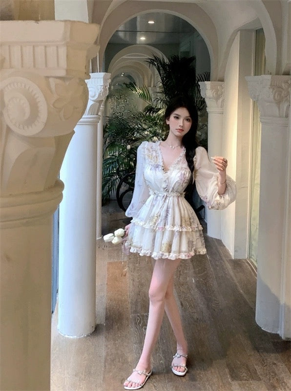Most Beautiful And Elegant Stylish Floral Print Chiffon Maxi Dress Design  2021 - YouTube