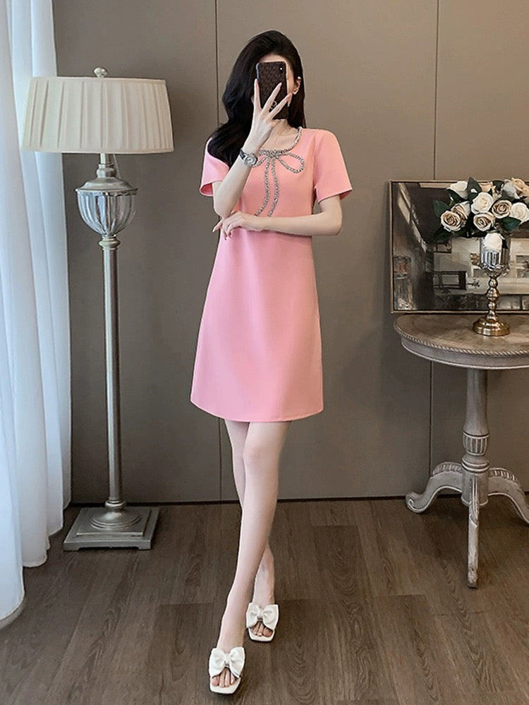 La Chapelle French light luxury small fragrant dress women's summer 2024 new high-end temperament and high-end skirt