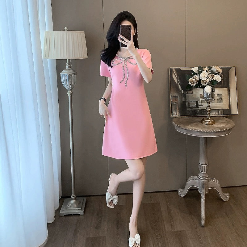 La Chapelle French light luxury small fragrant dress women's summer 2024 new high-end temperament and high-end skirt