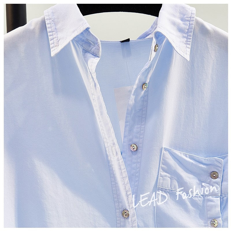 Pure Tencel™ Denim Shirt | JAEGER | M&S