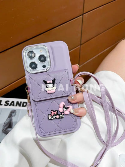 Cartoon three-dimensional Kulomi coin purse is suitable for iPhone14Promax