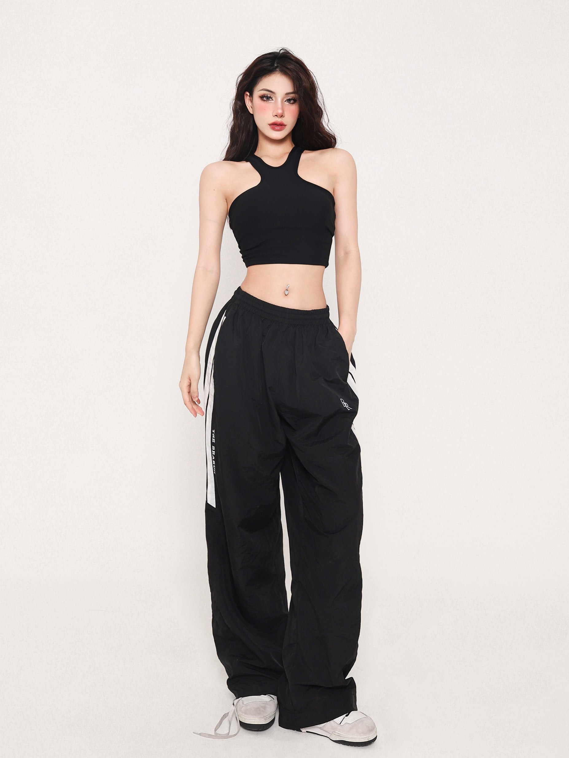 Zhou Xiaoxiong summer thin sports pants women 2023 summer loose quick- –  Lee Nhi Boutique