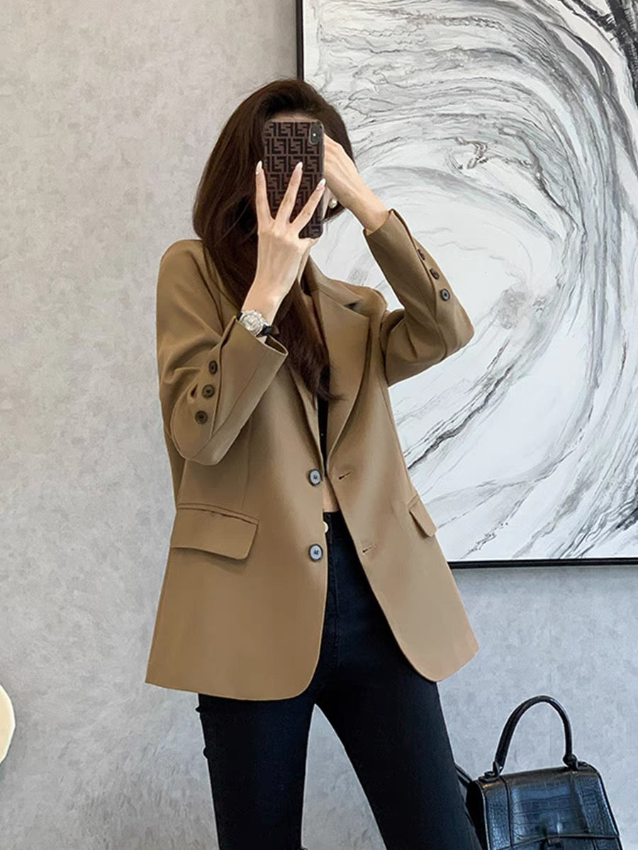 Womens Suits Blazer Women Korean Style Western Jacket Niche Design